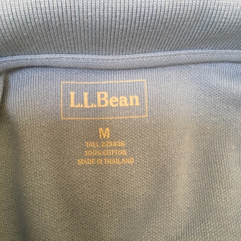 LL Bean Blue Polo Shirt Men’s M - Picture 7 of 7
